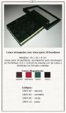 Caixa Retangular com visor p/ 24 bombons
