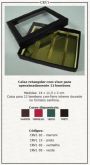 Caixa Retangular com visor p/ 12 bombons