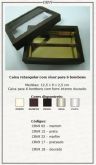 Caixa Retangular com visor p/ 06 bombons